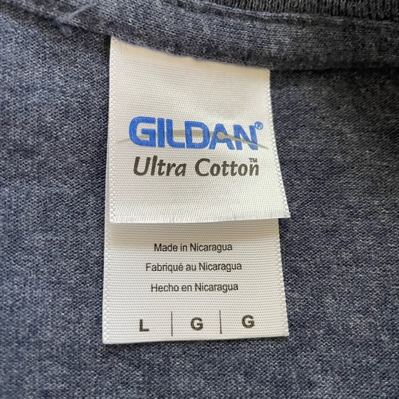 PIGEON FORGE TENNESSEE Unisex Men T-Shirt Tee Blue Embroidered Large - Picture 8 of 8